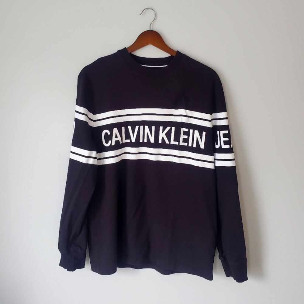 Monochrome Calvin Klein Jeans Long Sleeve Medium